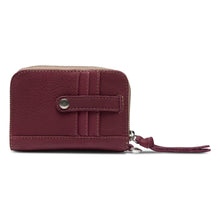 Load image into Gallery viewer, Consuela Plum Zippy Wallet