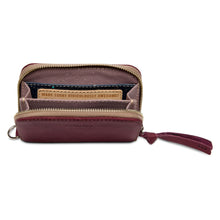 Load image into Gallery viewer, Consuela Plum Zippy Wallet