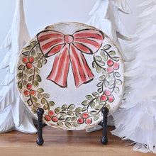 Load image into Gallery viewer, Etta B Garland Wreath Coupe Plate
