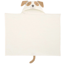 Load image into Gallery viewer, Elegant Baby Tan Puppy Hooded Bath Wrap