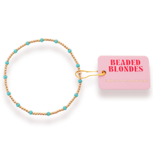 Load image into Gallery viewer, Beaded Blondes Dainty Poppi Bracelet