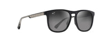 Load image into Gallery viewer, Maui Jim Grey Kupaa Shiny Blk w/Trans Light Grey