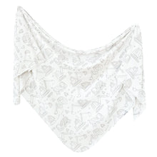 Load image into Gallery viewer, Copper Pearl Knit Swaddle Blanket