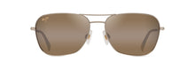 Load image into Gallery viewer, Maui Jim HCL Na'auao Shiny Light Gold w/Red & Brown