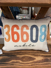Load image into Gallery viewer, Little Birdie Zip Code Pillow