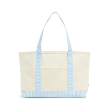 Load image into Gallery viewer, TRVL Medium Tote Coated Canvas Natural