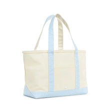 Load image into Gallery viewer, TRVL Medium Tote Coated Canvas Natural