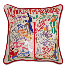 Load image into Gallery viewer, Christmas Carol Pillow 20x20