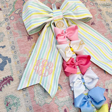 Load image into Gallery viewer, Beaufort Bonnet Bibie Bow Cover Siesta Key Seersucker