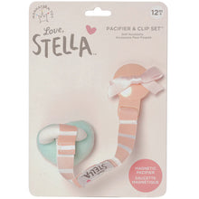 Load image into Gallery viewer, Love, Baby Stella Pacifier & Clip Set