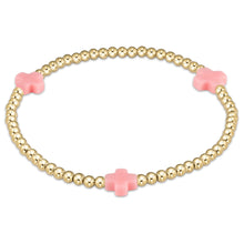 Load image into Gallery viewer, Enewton Egirl Signature Cross Gold Pattern Bracelet 3mm