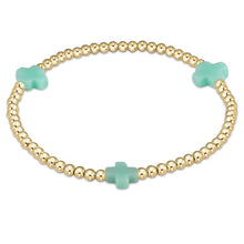 Load image into Gallery viewer, Enewton Egirl Signature Cross Gold Pattern Bracelet 3mm