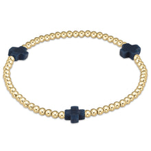 Load image into Gallery viewer, Enewton Signature Cross 3mm Gold Bead Bracelet