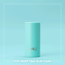 Load image into Gallery viewer, Swig Taco Night Skinny Can Cooler 12oz