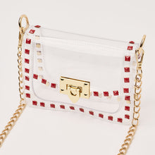 Load image into Gallery viewer, The Jackie in Red Clear Bag