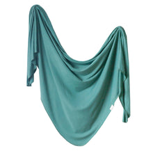 Load image into Gallery viewer, Copper Pearl Knit Swaddle Blanket