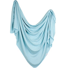 Load image into Gallery viewer, Copper Pearl Knit Swaddle Blanket