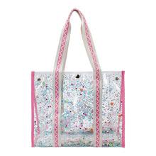 Load image into Gallery viewer, Confetti Clear Vinyl Tote Bag