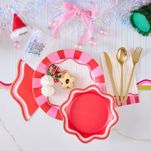 Load image into Gallery viewer, Packed Party Red and Pink 10" Paper Plate