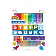 Load image into Gallery viewer, Stamp-A-Square Double Ended Markers