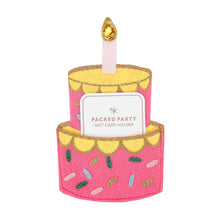 Load image into Gallery viewer, Packed Party Birthday Cake Gift Card Holder