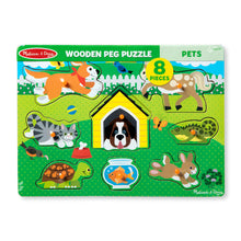Load image into Gallery viewer, Melissa & Doug Wooden Peg Puzzle