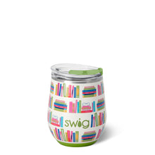 Load image into Gallery viewer, Book Club Stemless Wine Cup 12oz