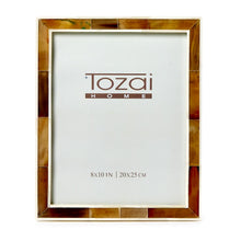 Load image into Gallery viewer, Brown Faux Horn Frame 8x10