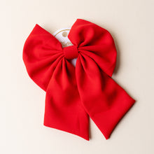 Load image into Gallery viewer, Hair Bow - Red