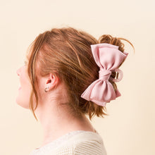 Load image into Gallery viewer, Satin Bow Clip Blush