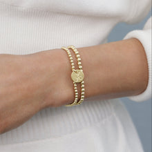 Load image into Gallery viewer, Enewton Collegiate Classic Gold 3mm Bracelet - Alabama Disc