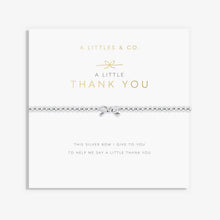Load image into Gallery viewer, A Little Thank You Silver Bracelet