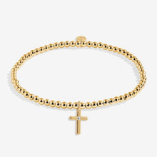 Load image into Gallery viewer, Live By Faith Gold Bracelet