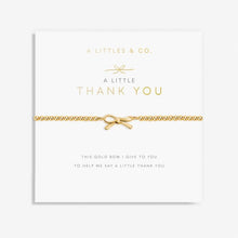 Load image into Gallery viewer, Thank You - Gold Bracelet