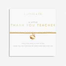 Load image into Gallery viewer, Thank You Teacher Gold w/Apple