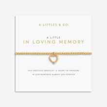 Load image into Gallery viewer, In Loving Memory Gold Bracelet