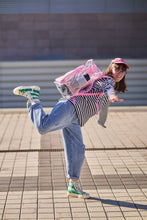 Load image into Gallery viewer, Clear Backpack XL Pink