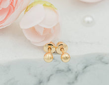 Load image into Gallery viewer, 14K Gold-Plated Ball Stud Earrings for Baby & Kids