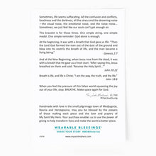 Load image into Gallery viewer, My Saint My Hero Breathe Blessing Bracelet