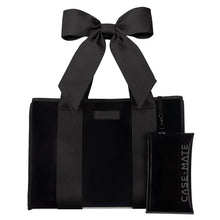 Load image into Gallery viewer, Case Mate Jelly Bow Tote w/Phone Pouch Midnight
