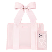 Load image into Gallery viewer, Case Mate Jelly Bow Tote w/Phone Pouch Ballet Pink