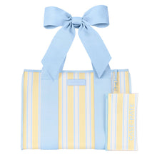 Load image into Gallery viewer, Case Mate Jelly Bow Tote w/Phone Pouch Cabana Stripe