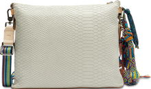 Load image into Gallery viewer, Consuela Thunderbird Cream Snake Downtown Crossbody