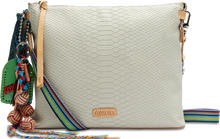 Load image into Gallery viewer, Consuela Thunderbird Cream Snake Downtown Crossbody