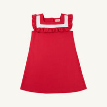 Load image into Gallery viewer, Beaufort Bonnet Darla Dress Richmond Red/Worth Ave White