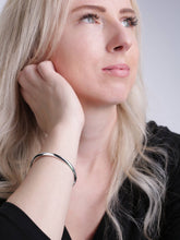 Load image into Gallery viewer, Classic Silver Bangle Bracelets for Babies, Kids or Women: Medium 1-5 Years