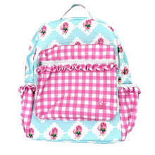 Load image into Gallery viewer, Girls Backpack - Peony Flower Bouquet