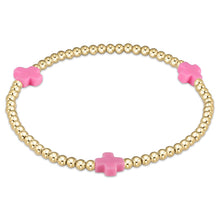 Load image into Gallery viewer, Enewton Extends Signature Cross 3mm Gold Bead Bracelet