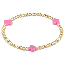 Load image into Gallery viewer, Enewton Signature Cross 3mm Gold Bead Bracelet