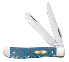 Load image into Gallery viewer, Case Blue Sycamore Wood Smooth Mini Trapper Knife